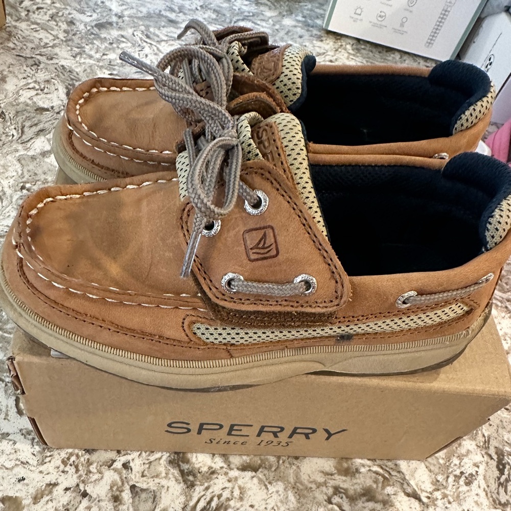 Boys sperry slider. Size 12. Like new